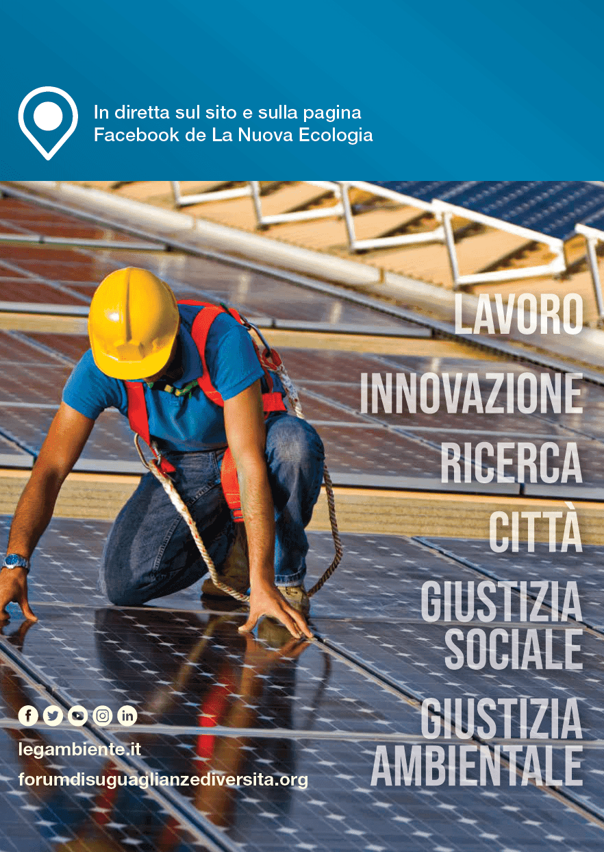 Recovery Plan, Legambiente e Forum Disuguaglianze e Diversità presentano le 10 sfide green indispensabili al Paese