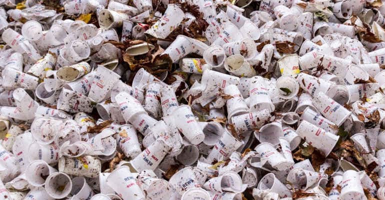 No del Senato a prodotti in plastica monouso non compostabili