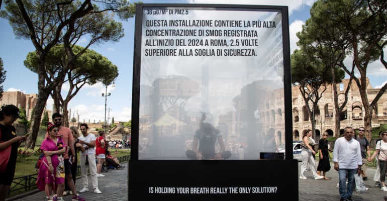 Apnea Against Pollution arriva nel cuore di Roma