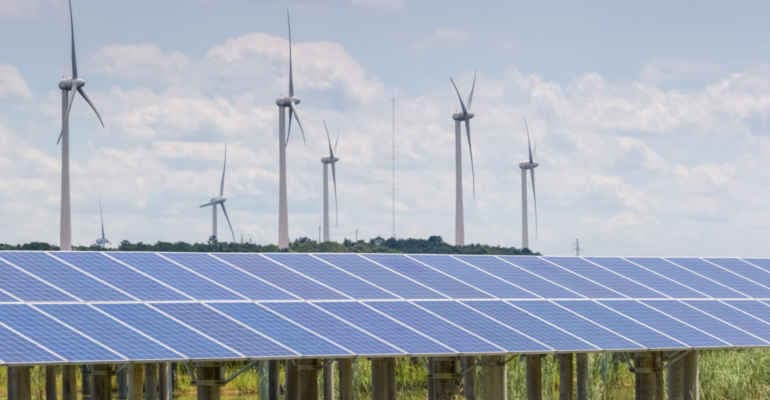 paesaggio con rinnovabili