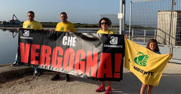 Campania, foce dei Regi Lagni