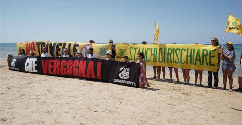 Blitz della Goletta Verde sul fiume Irminio