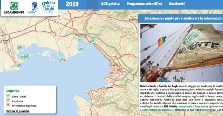 Il monitoraggio di Goletta Verde in Friuli Venezia Giulia