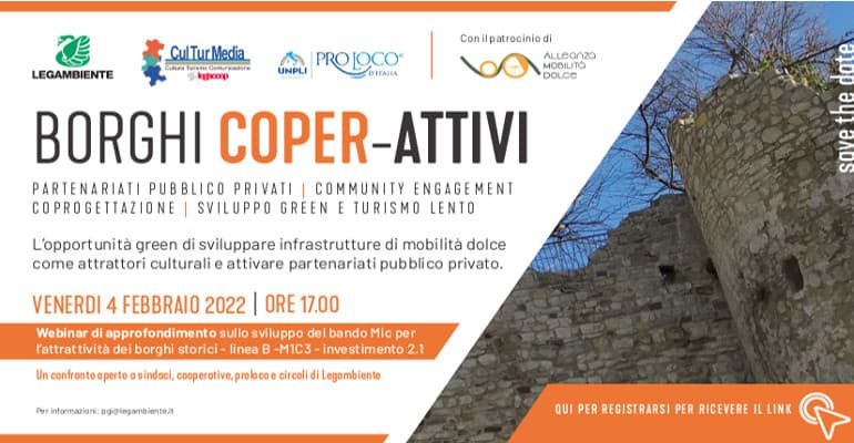 Borghi coper-attivi, approfondimento sul Piano Borghi del PNRR