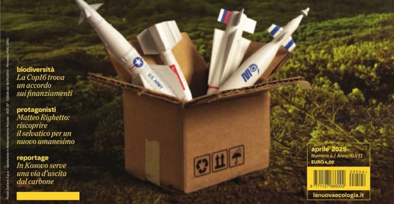 Nuova Ecologia, aprile: “Zero conflitti, zero emissioni”