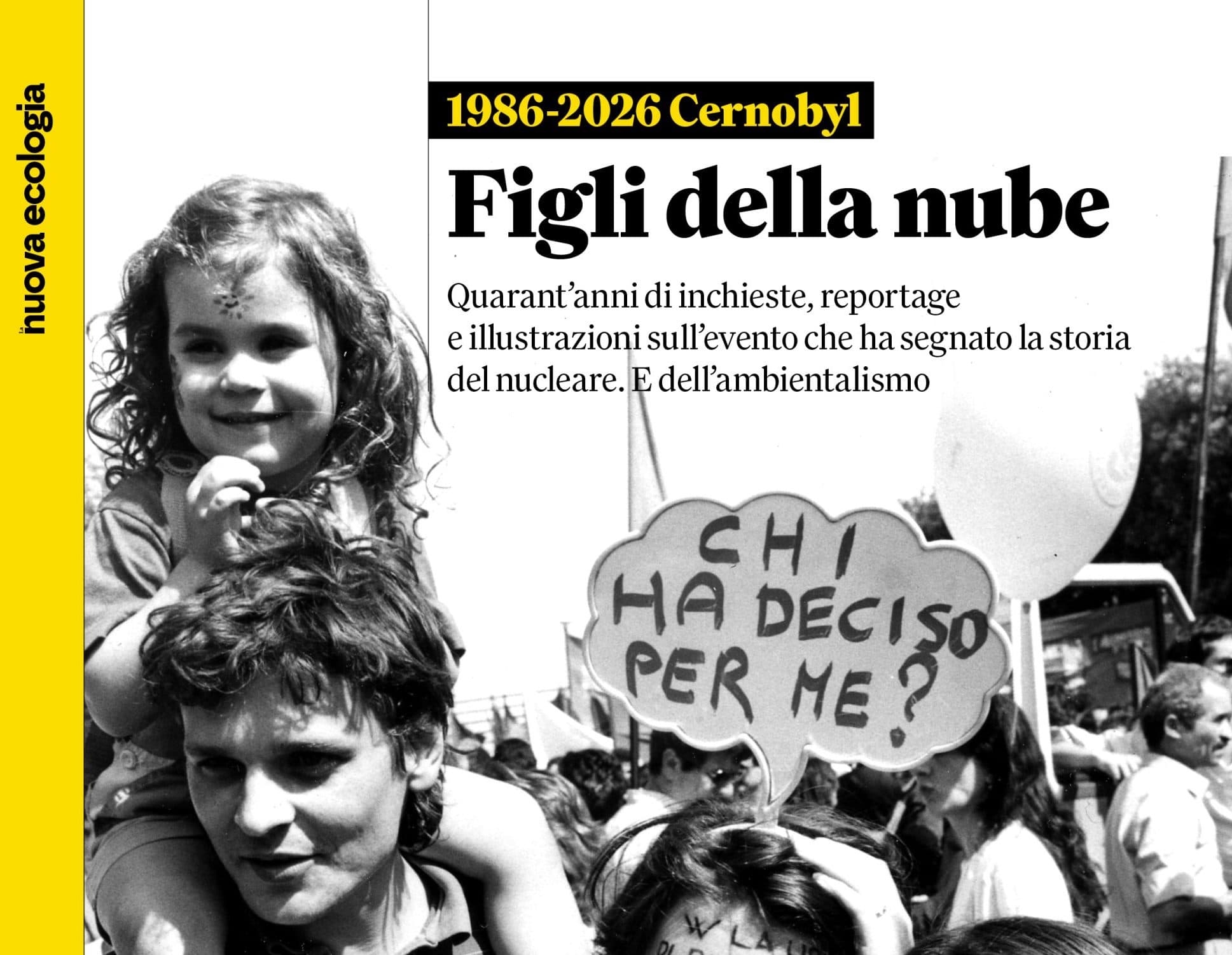 Chernobyl, 40 anni dopo: Nuova Ecologia lancia l’ebook “Figli della nube”