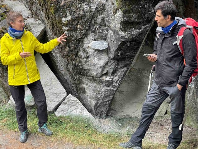 Il girdino dei ghiacciai. Sito 1