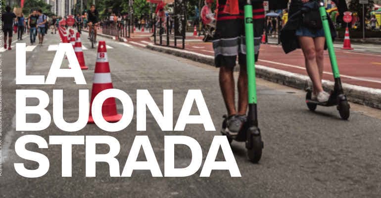 La Nuova Ecologia di giugno cerca la buona strada per tenere a distanza traffico e smog