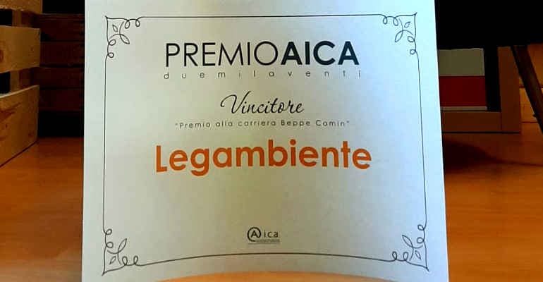 Premio AICA 2020, a Legambiente il riconoscimento alla carriera