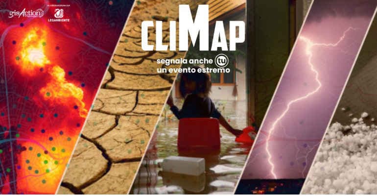 CLIMap: il progetto di mappatura partecipata degli eventi climatici estremi