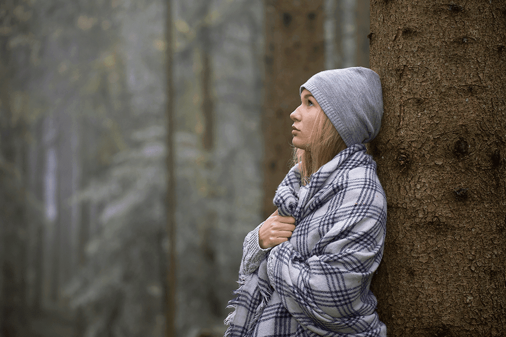 donna che soffre di ecoansia